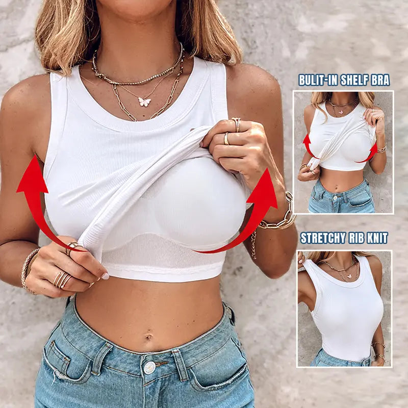 Sommer Top mit integriertem BH