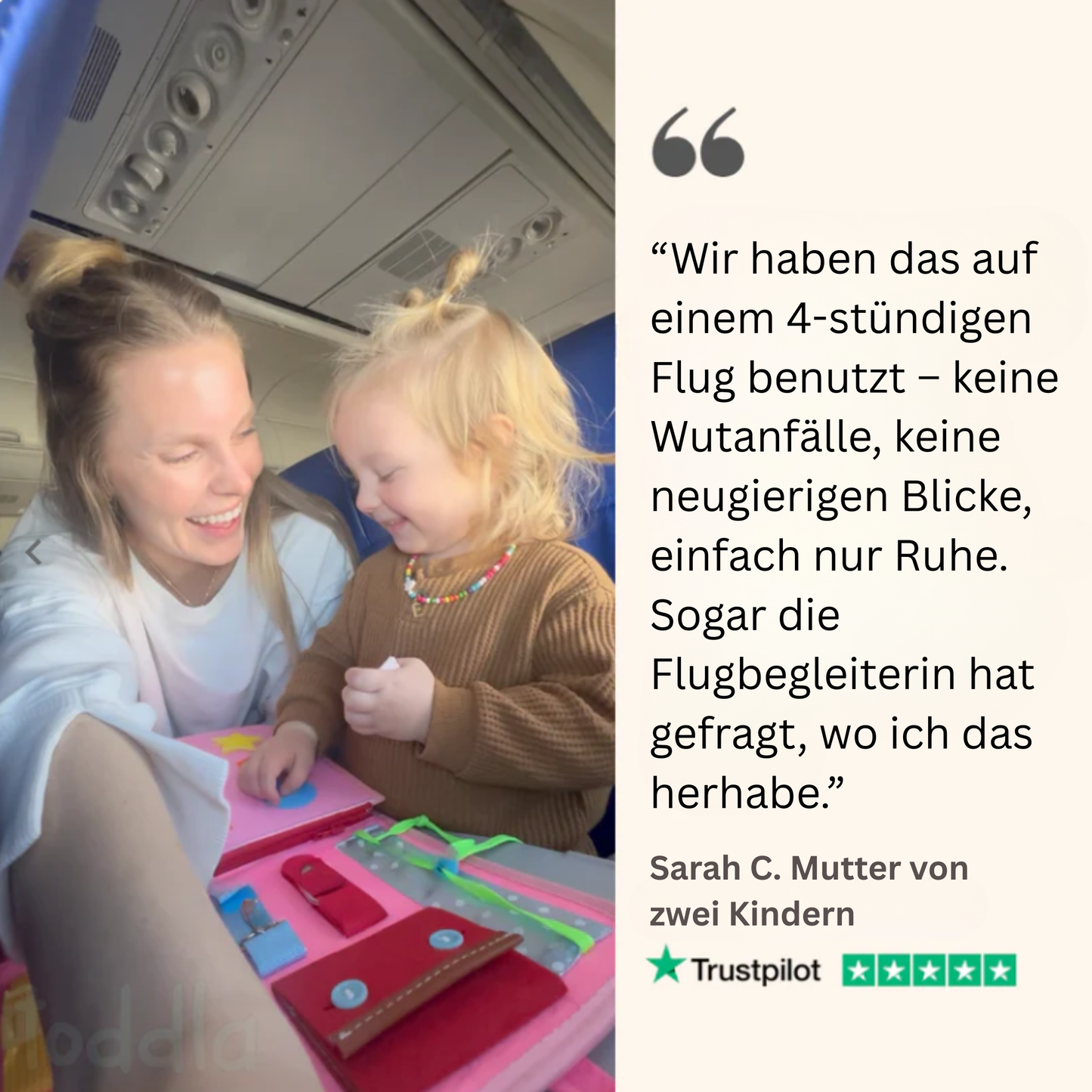 Montessori Beschäftigungs-Brett | 6 Monate - 5 Jahre