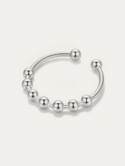 Zen – Ring mit drehbaren Perlen für Achtsamkeit