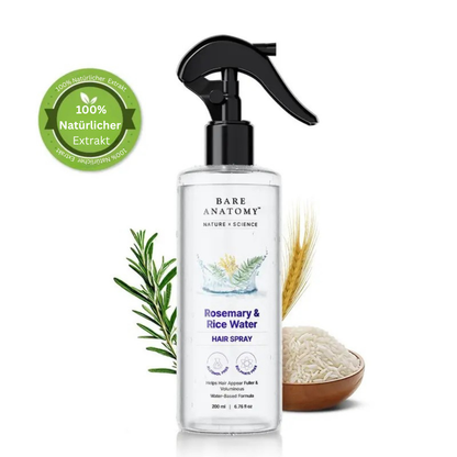 Rosmarinwasser mit Reiswasser Haar Spray