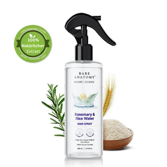 Rosmarinwasser mit Reiswasser Haar Spray