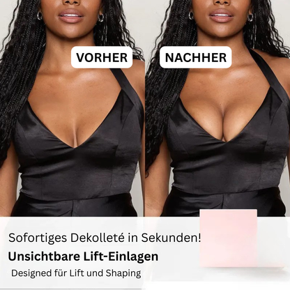 Unsichtbarer Klebe BH mit Lift Einlagen