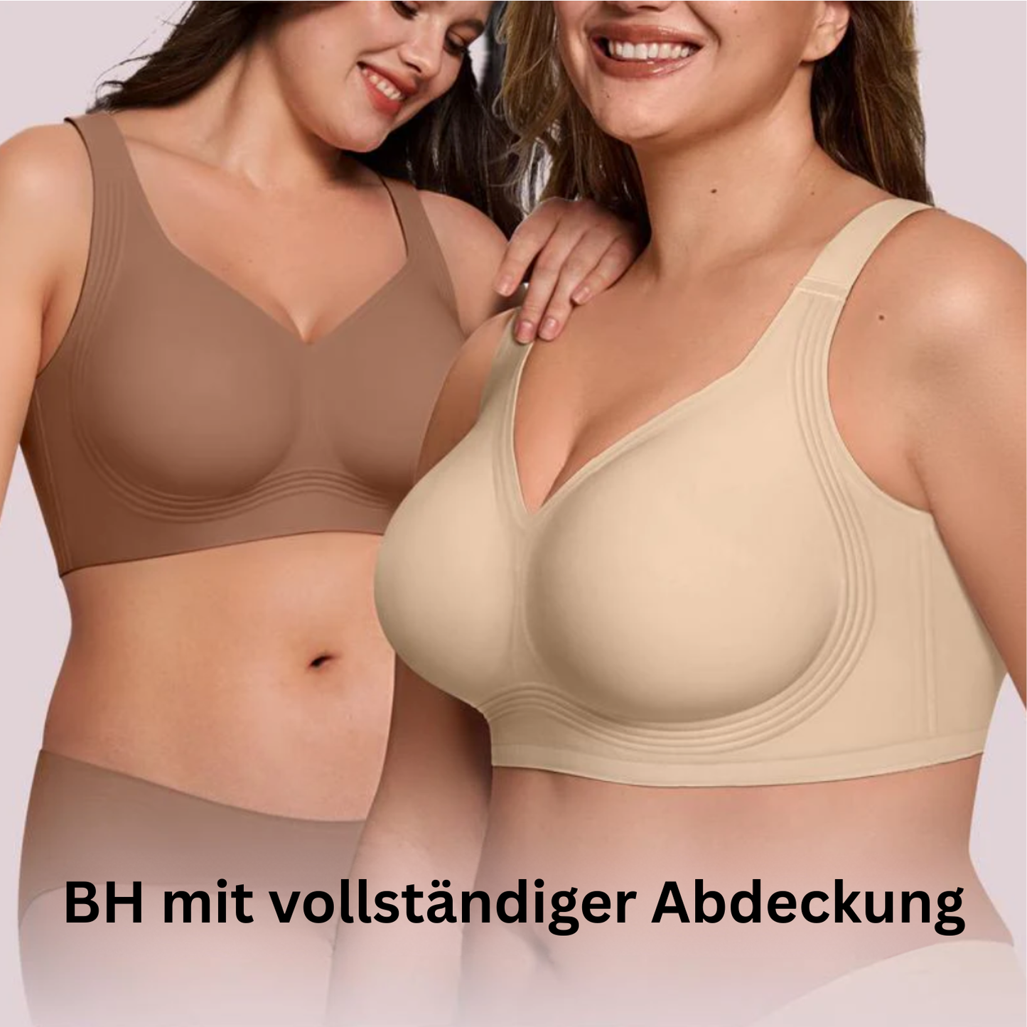 Drahtloser Jelly-BH mit vollständiger Abdeckung