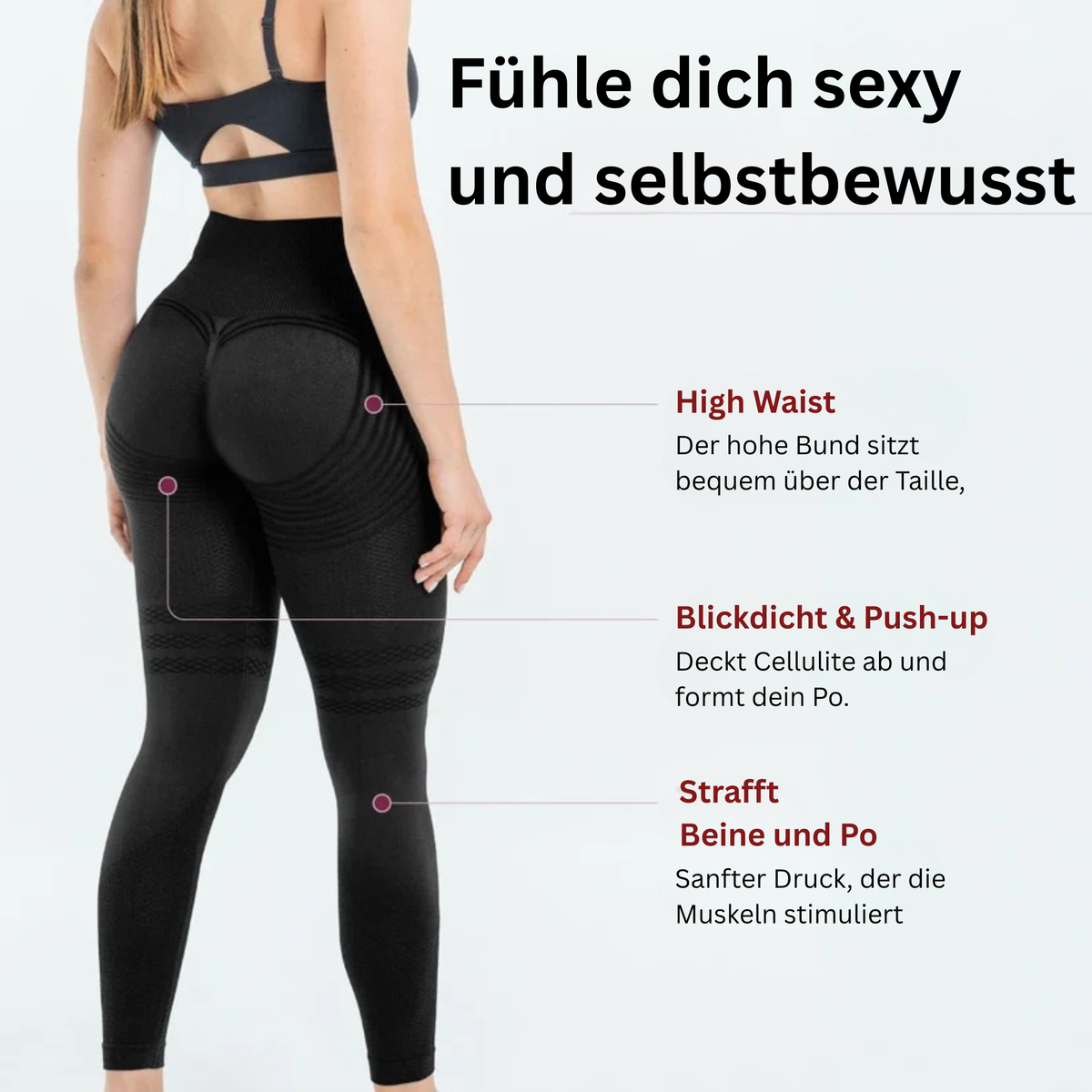 Leggings anti-cellulite - Compression 3D | Soldes du Nouvel An