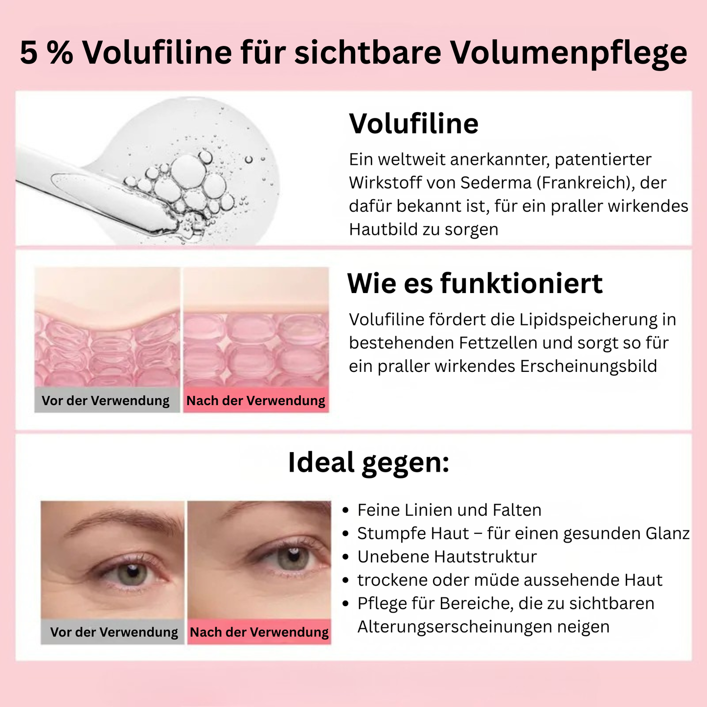 Pink Kollagen Multi Balm | für ein jugendliches Aussehen & zur Milderung feiner Linien, straffende Pflege, Anti-Aging
