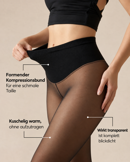 Magic Leggings – Fleece-gefüttert in Nylon-Optik