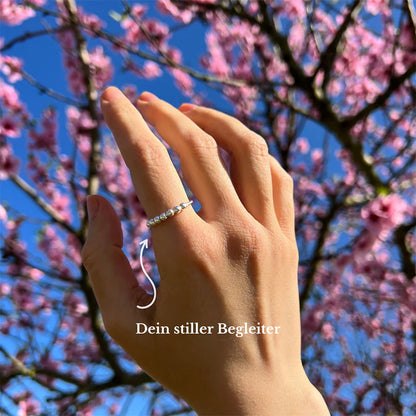 Zen – Ring mit drehbaren Perlen für Achtsamkeit
