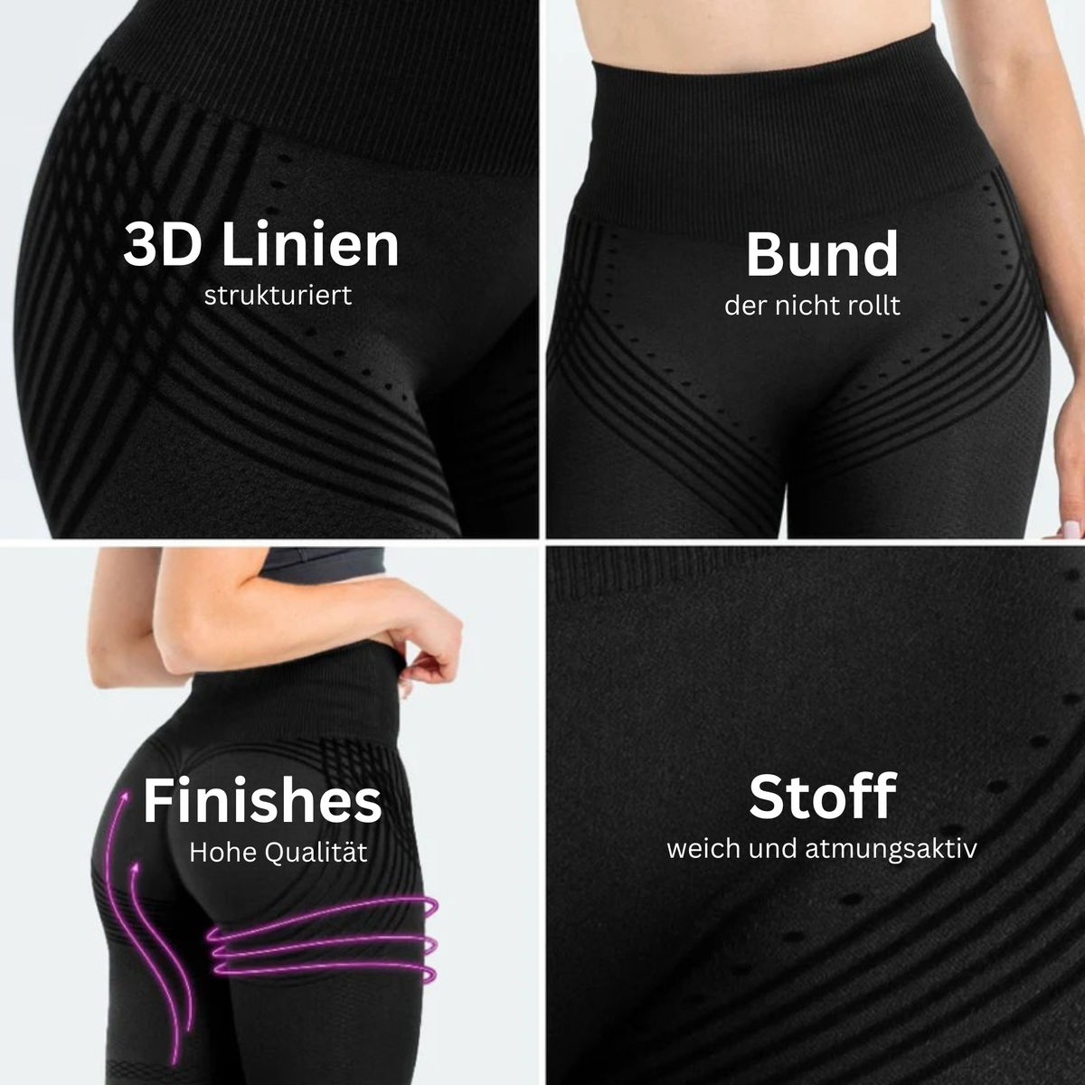 Leggings anti-cellulite - Compression 3D | Soldes du Nouvel An