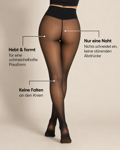 Magic Leggings – Fleece-gefüttert in Nylon-Optik