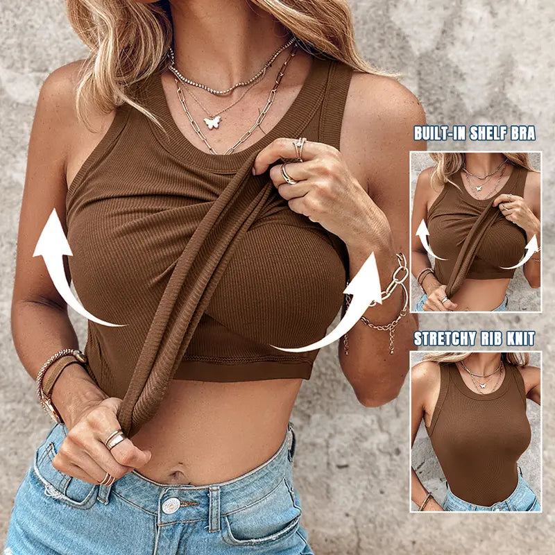 Sommer Top mit integriertem BH