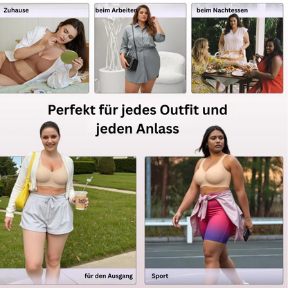 Drahtloser Jelly-BH mit vollständiger Abdeckung