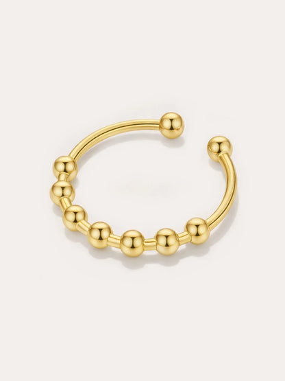 Zen – Ring mit drehbaren Perlen für Achtsamkeit