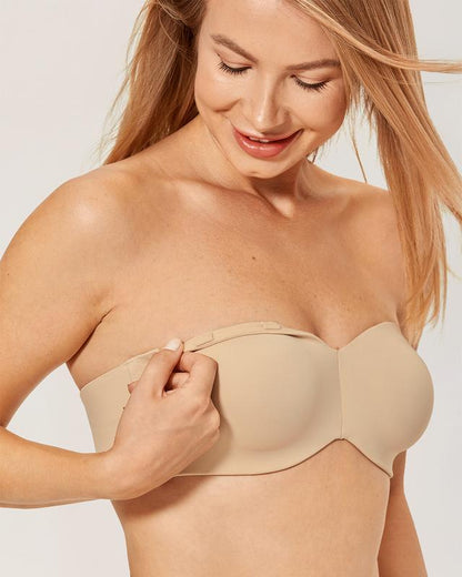 Trägerloser Plus Size BH mit Bügel