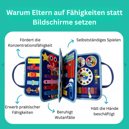 Montessori Beschäftigungs-Brett | 6 Monate - 5 Jahre
