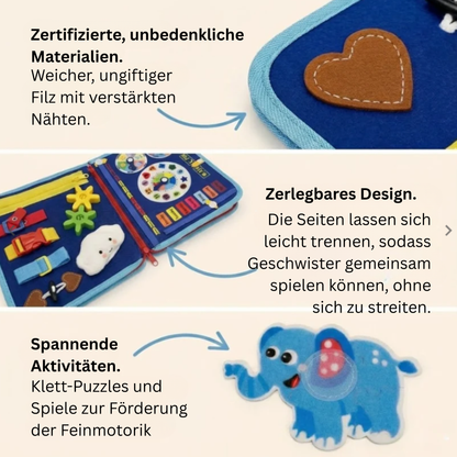 Montessori Beschäftigungs-Brett | 6 Monate - 5 Jahre